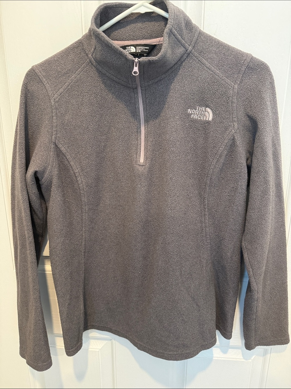 The North Face Gray Half-Zip Fleece Pullover